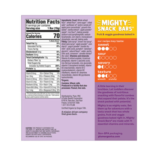 Pumpkin + Banana Mighty Snack Bars® - Image 2
