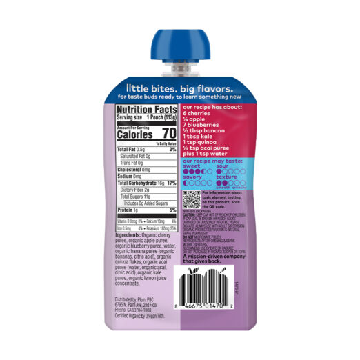 Cherry, Apple, Blueberry, Banana, Quinoa, Acai + Kale - Image 2