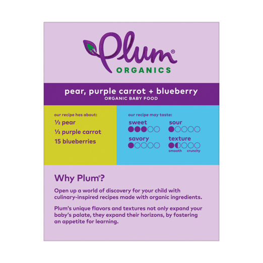 Pear, Purple Carrot + Blueberry 4ct - Image 2
